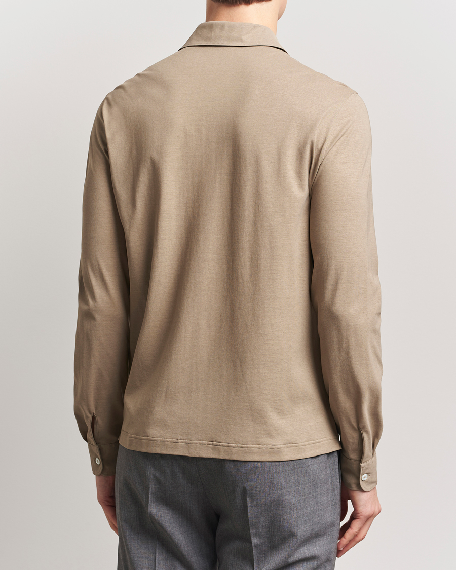 Hombres | Camisas | Herno | Cotton Crepe Shirt Olive