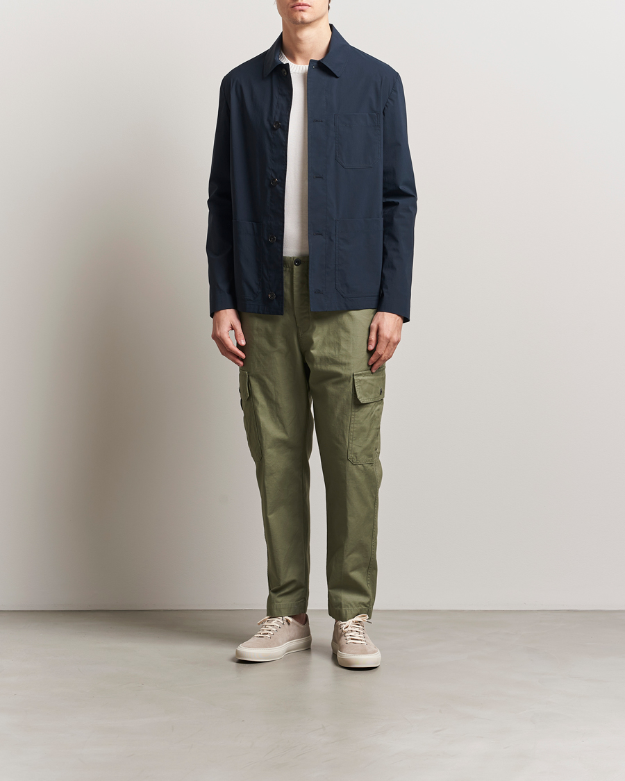 Hombres | Pantalones | Incotex | Regular Fit Cargo Pants Military