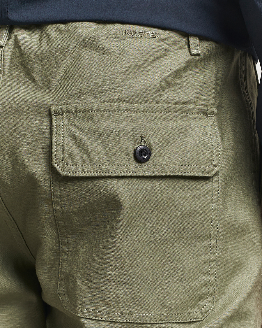 Hombres | Pantalones | Incotex | Regular Fit Cargo Pants Military