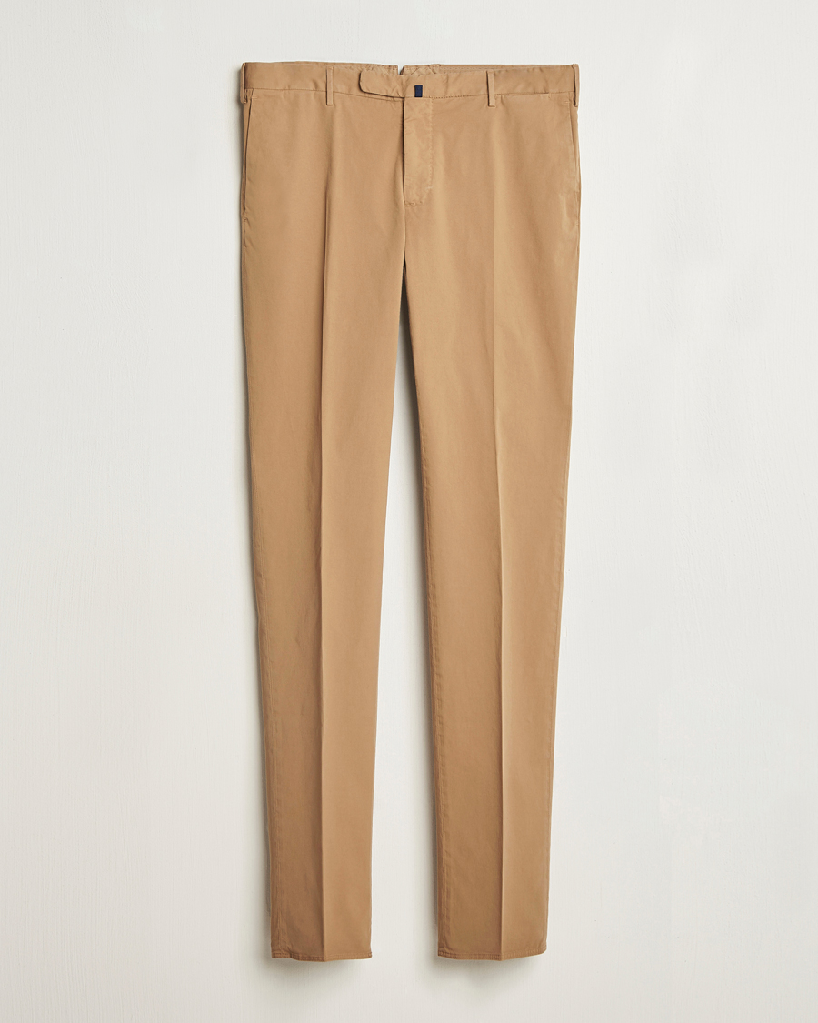 Hombres | Pantalones | Incotex | Slim Fit Comfort Chinos Beige