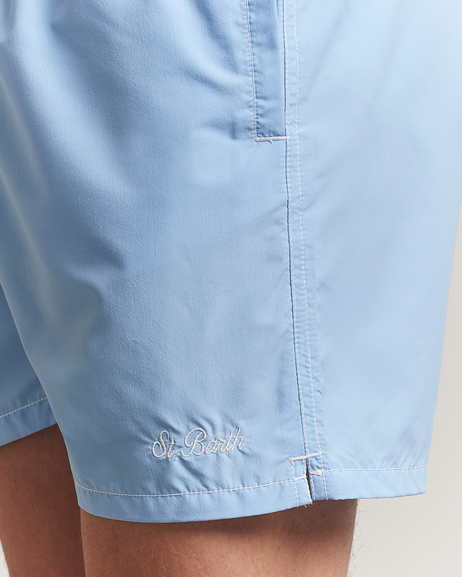 Hombres | Bañadores | MC2 Saint Barth | Nylon Swim Shorts Sky Blue