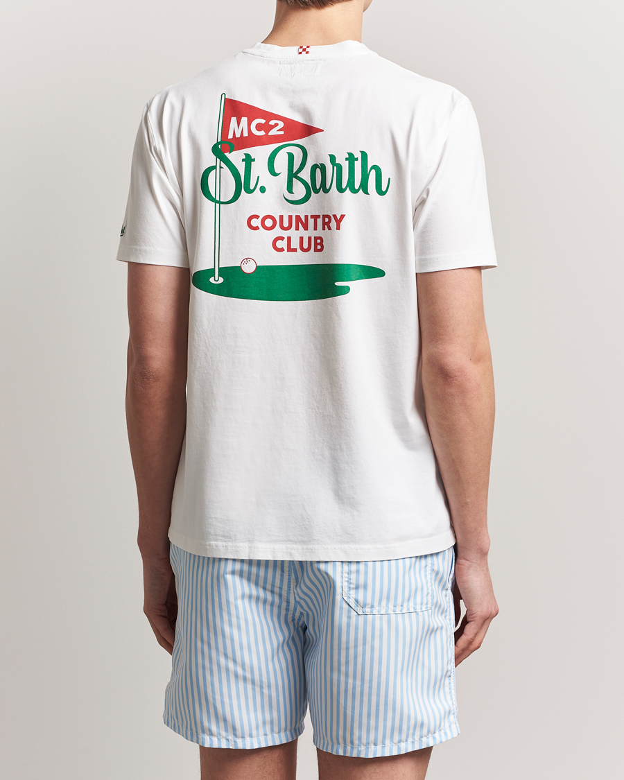 Hombres | Camisetas | MC2 Saint Barth | Printed Cotton T-Shirt Country Golf