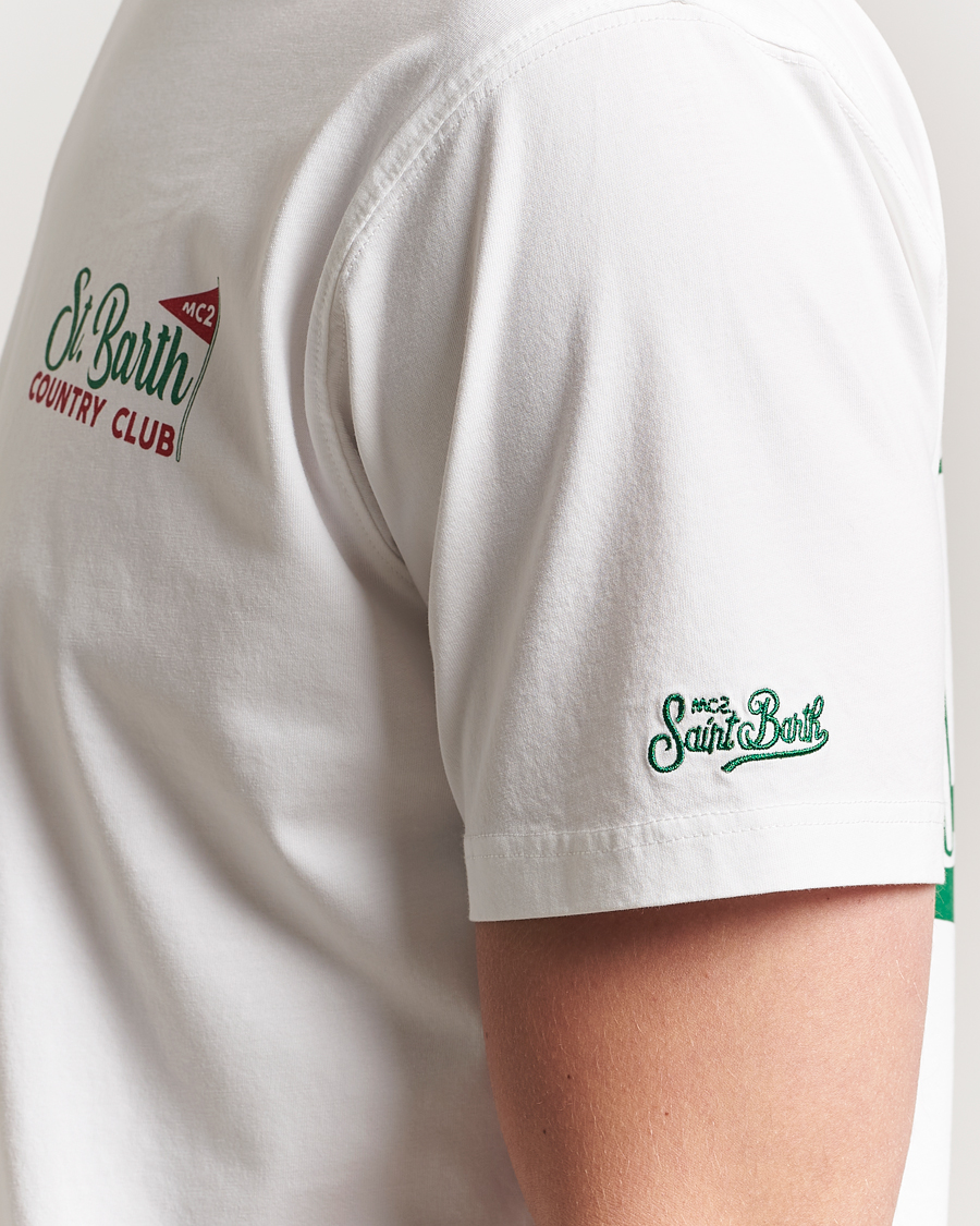 Hombres | Camisetas | MC2 Saint Barth | Printed Cotton T-Shirt Country Golf