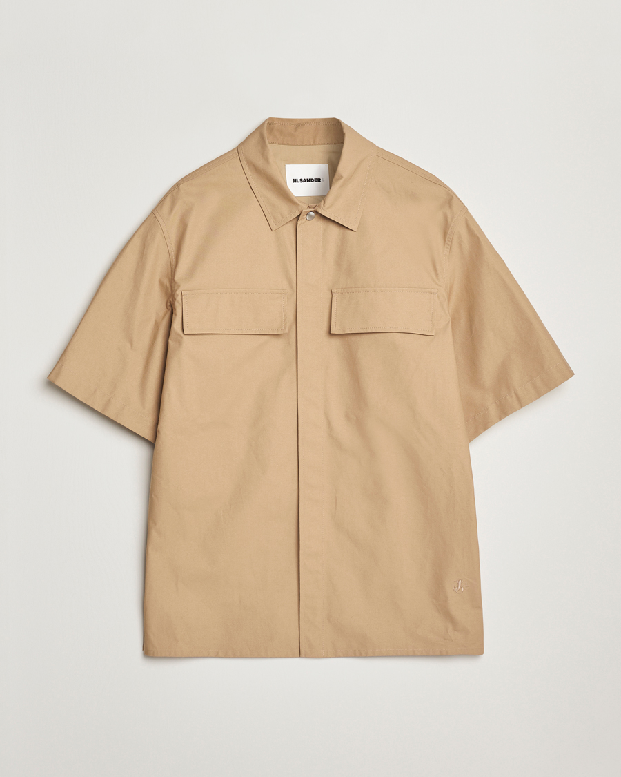 Hombres | Camisas | Jil Sander | Short Sleeve Pocket Shirt Khaki