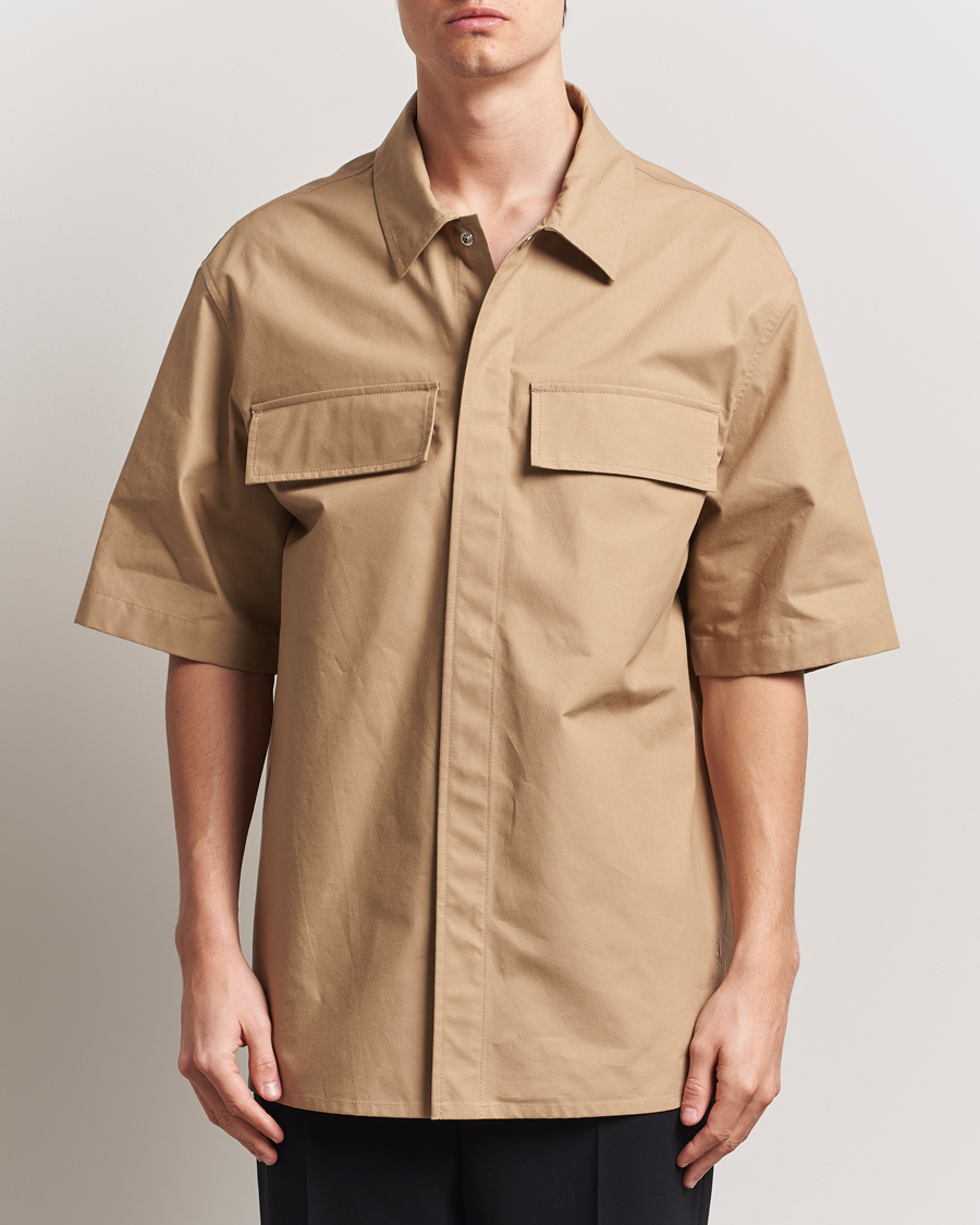 Hombres | Camisas | Jil Sander | Short Sleeve Pocket Shirt Khaki