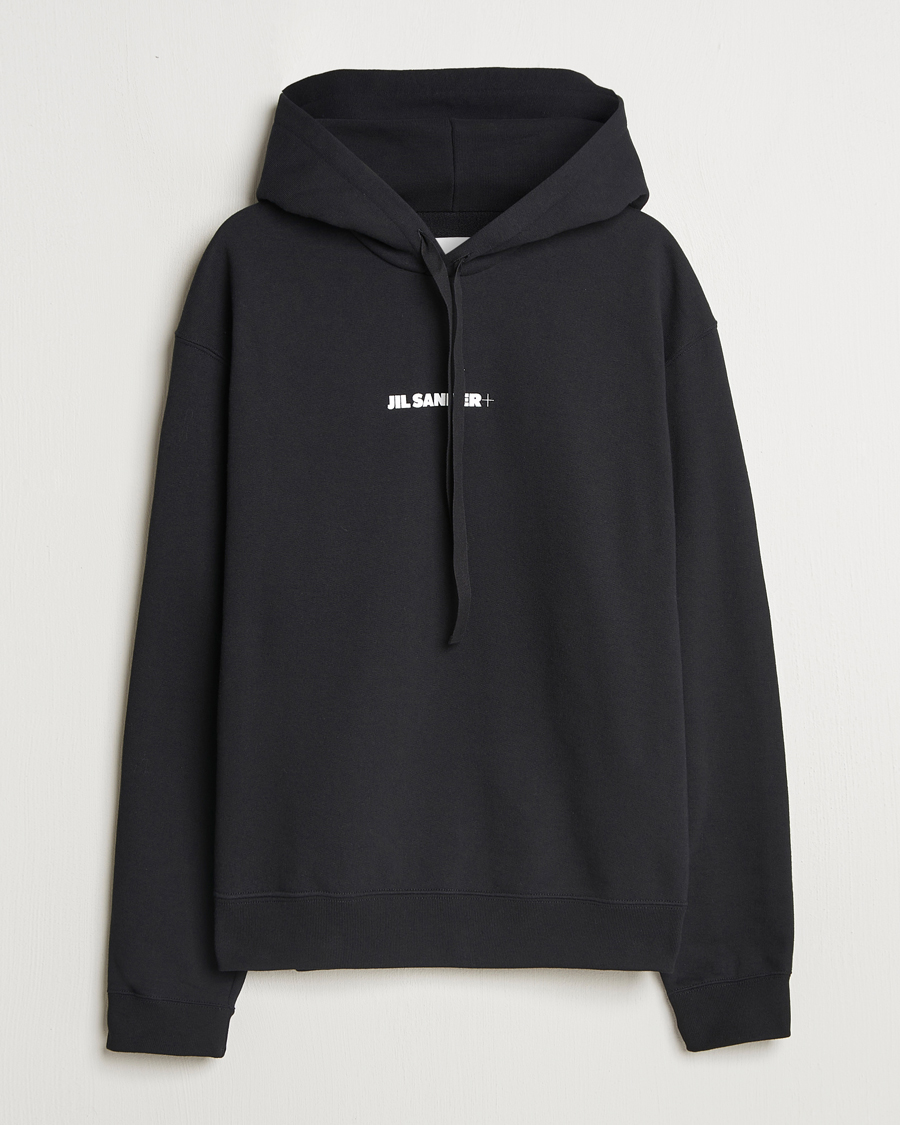 Hombres | Jerséis y prendas de punto | Jil Sander | Terry Logo Hoodie Black