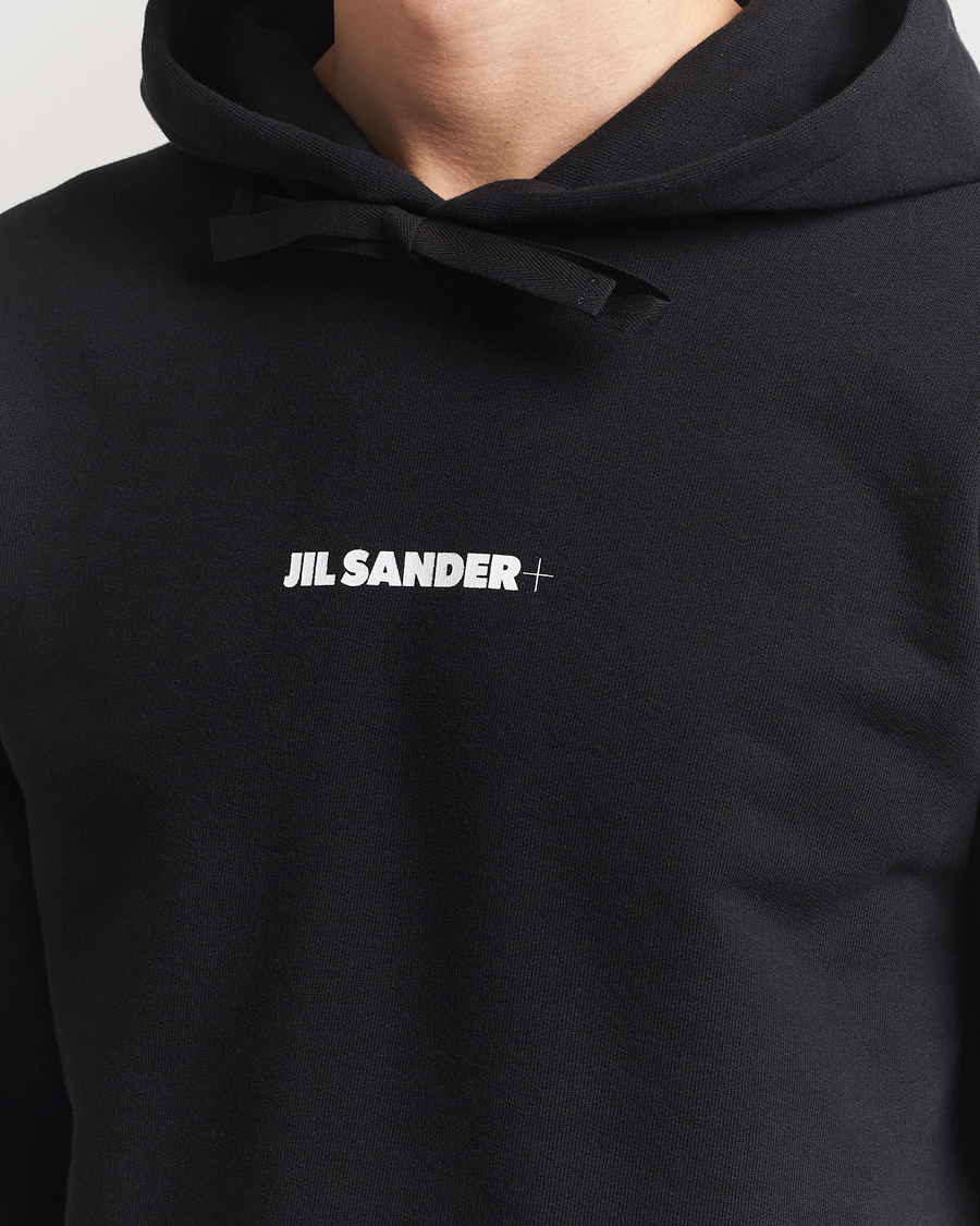 Hombres | Jerséis y prendas de punto | Jil Sander | Terry Logo Hoodie Black