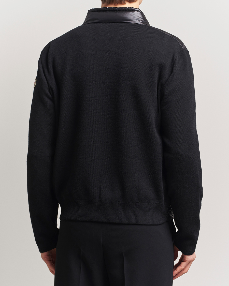Hombres | Jerséis y prendas de punto | Moncler | Hybrid Zip Cardigan Black