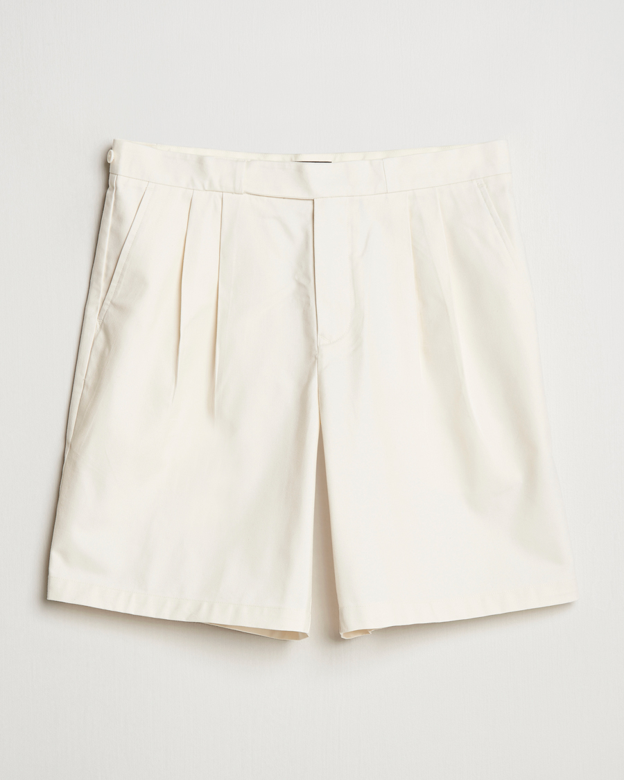 Hombres | Pantalones cortos | Fred Perry | Twill Pleated Tennis Shorts Ecru