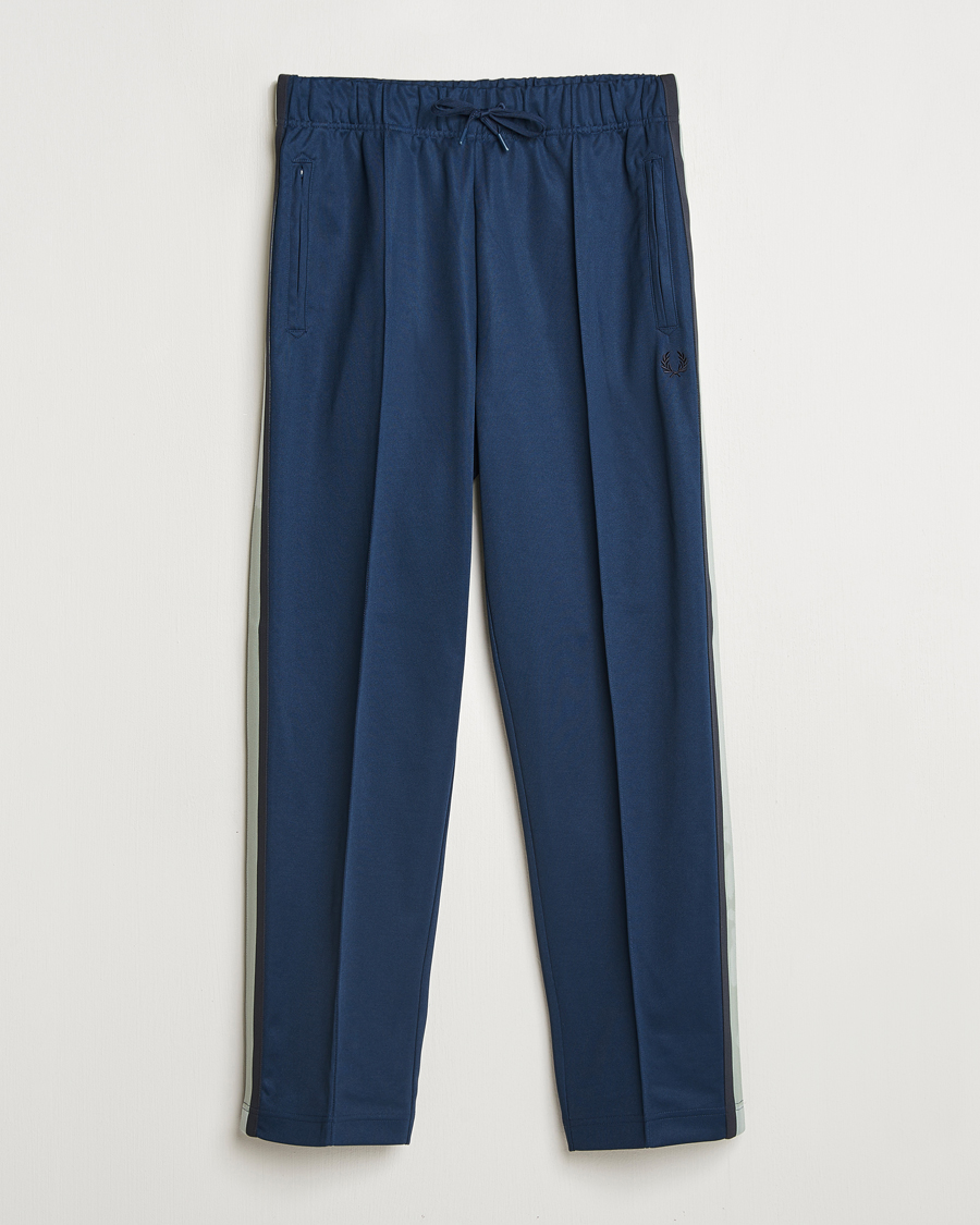 Hombres | Pantalones | Fred Perry | Two Color Taped Track Pants Tennis Blue