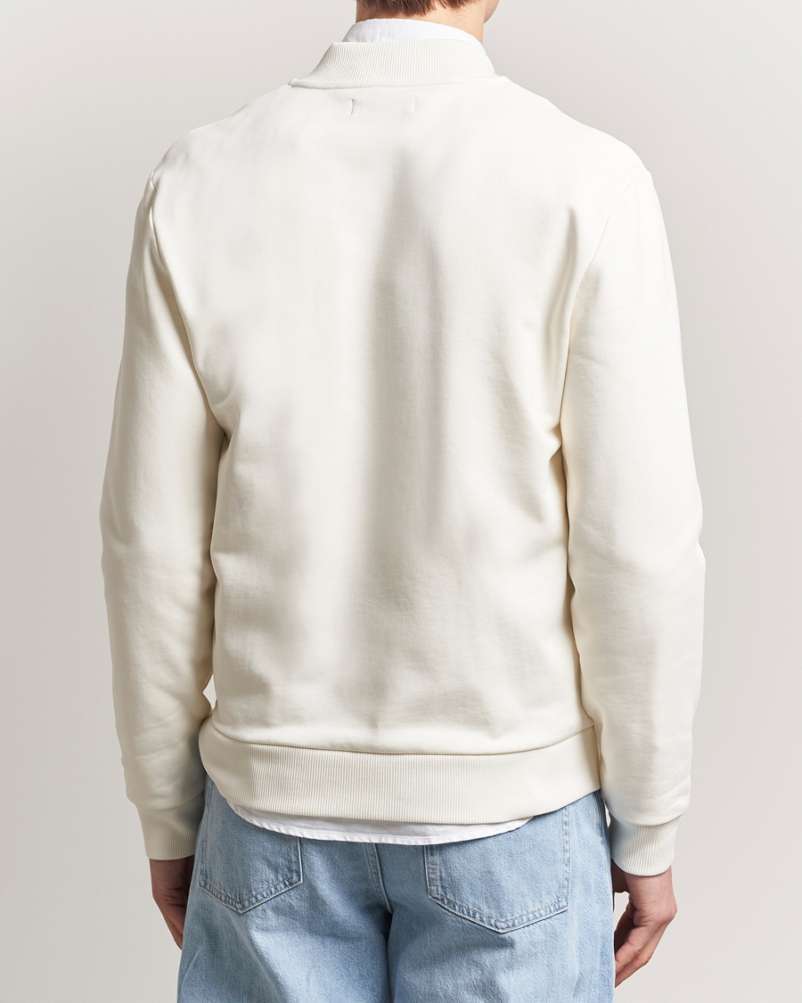 Hombres | Jerséis y prendas de punto | Fred Perry | Paneled Full Zip Sweatshirt Light Ecru