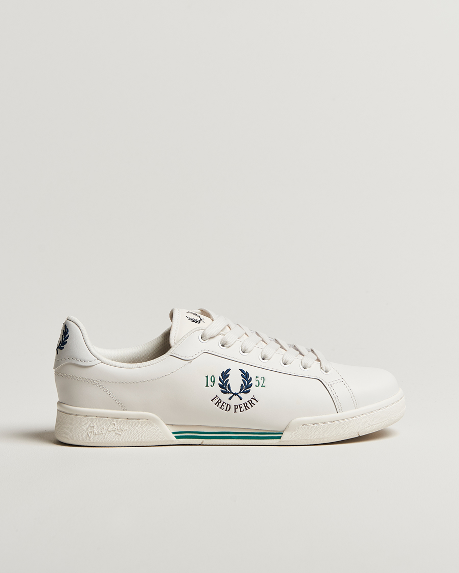 Hombres | Fred Perry 1952 Leather Sneaker Snow White | Fred Perry | 1952 Leather Sneaker Snow White
