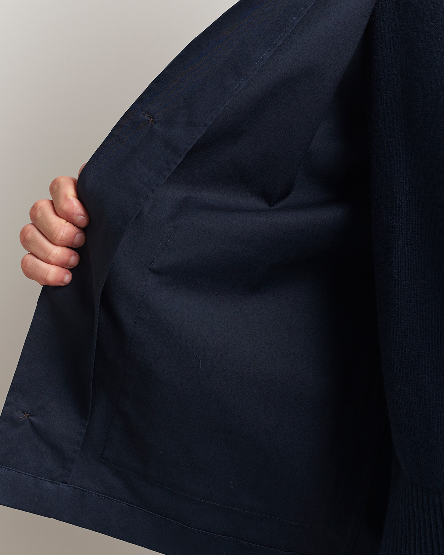 Hombres | Camisas | J.Lindeberg | Easton Cotton Overshirt Navy