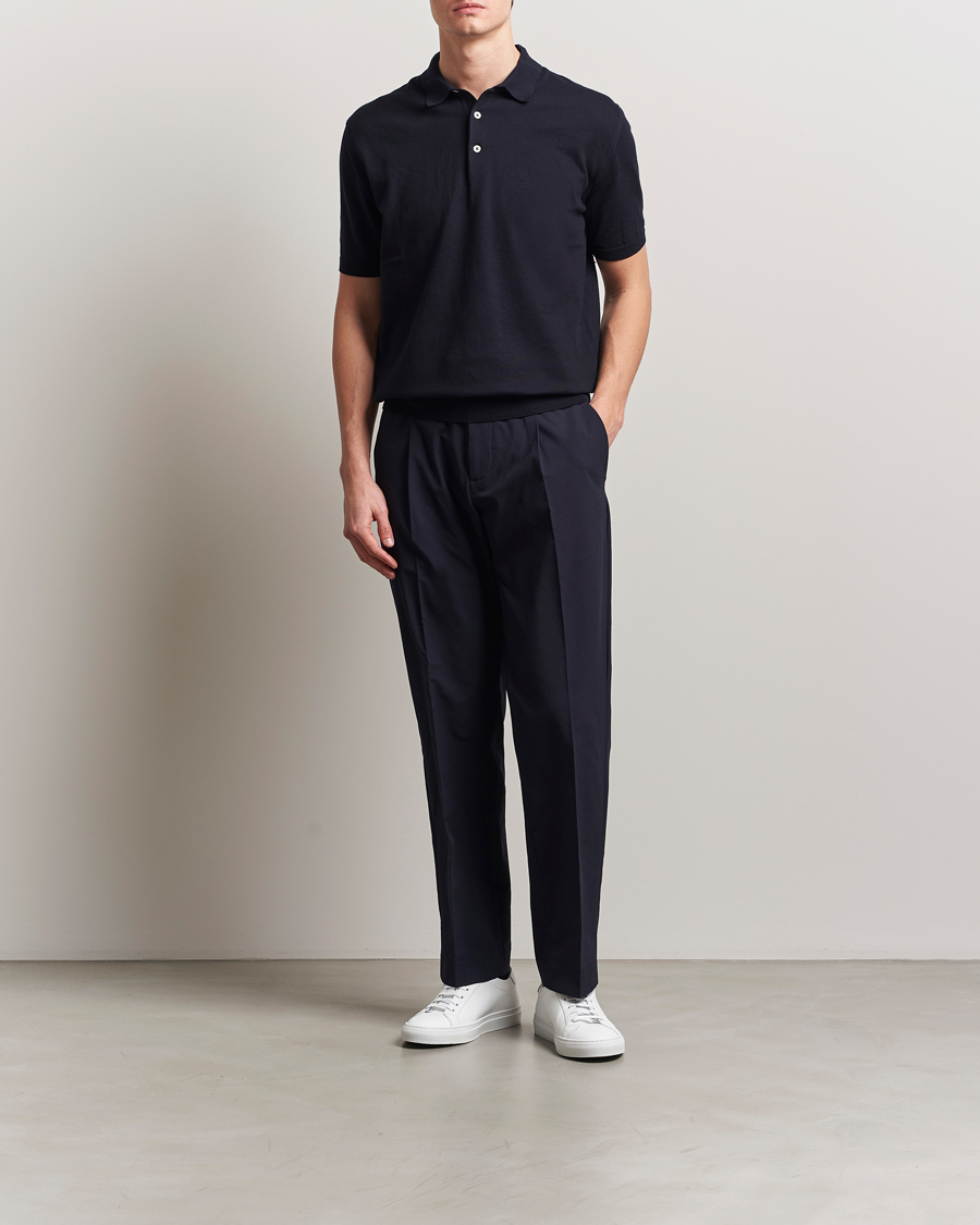 Hombres | Pantalones | J.Lindeberg | Jun Oxy Tech Stretch Pants Navy
