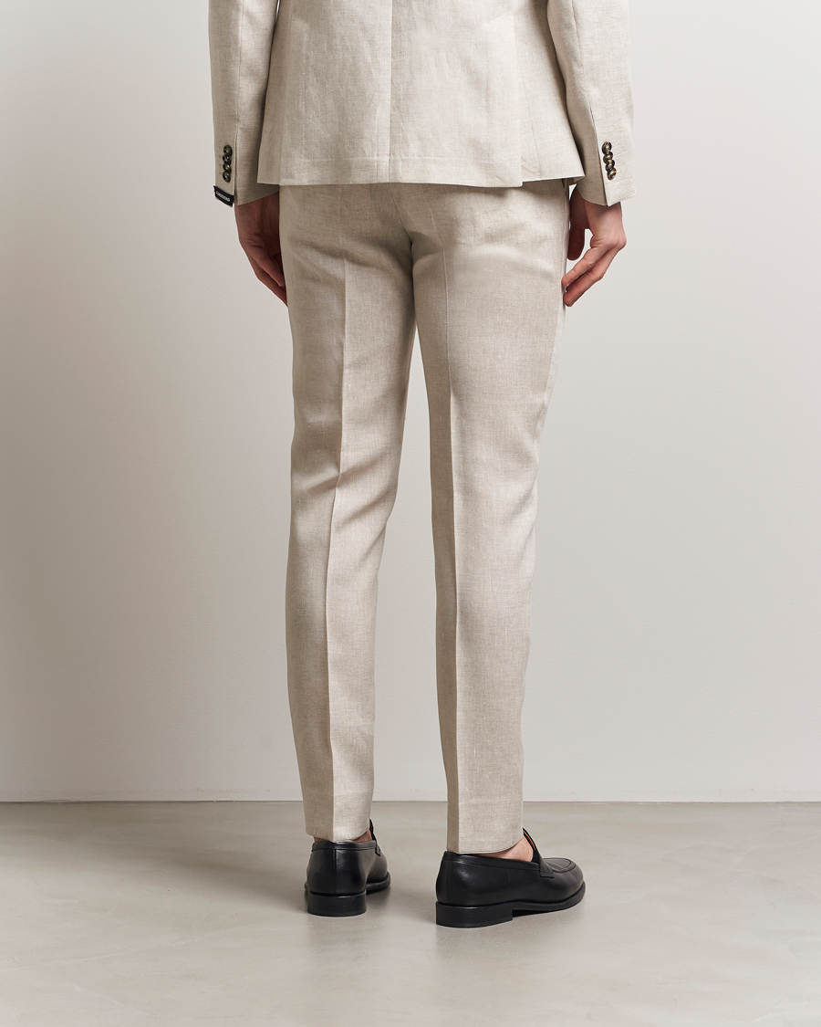 Hombres | Pantalones | J.Lindeberg | Grant Super Linen Pants Moonbeam