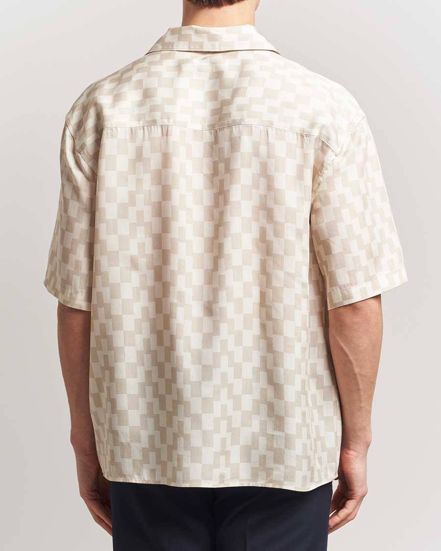 Hombres | Camisas | J.Lindeberg | Ellis Stack Bridge Print Shirt Moonbeam