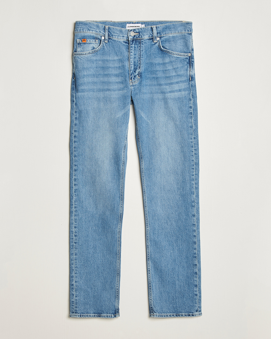 Hombres | Pantalones | J.Lindeberg | Jax Light Wash Slim Jeans Light Blue