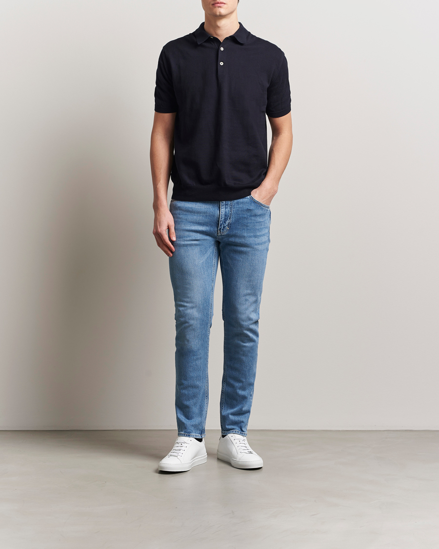 Hombres | Pantalones | J.Lindeberg | Jax Light Wash Slim Jeans Light Blue