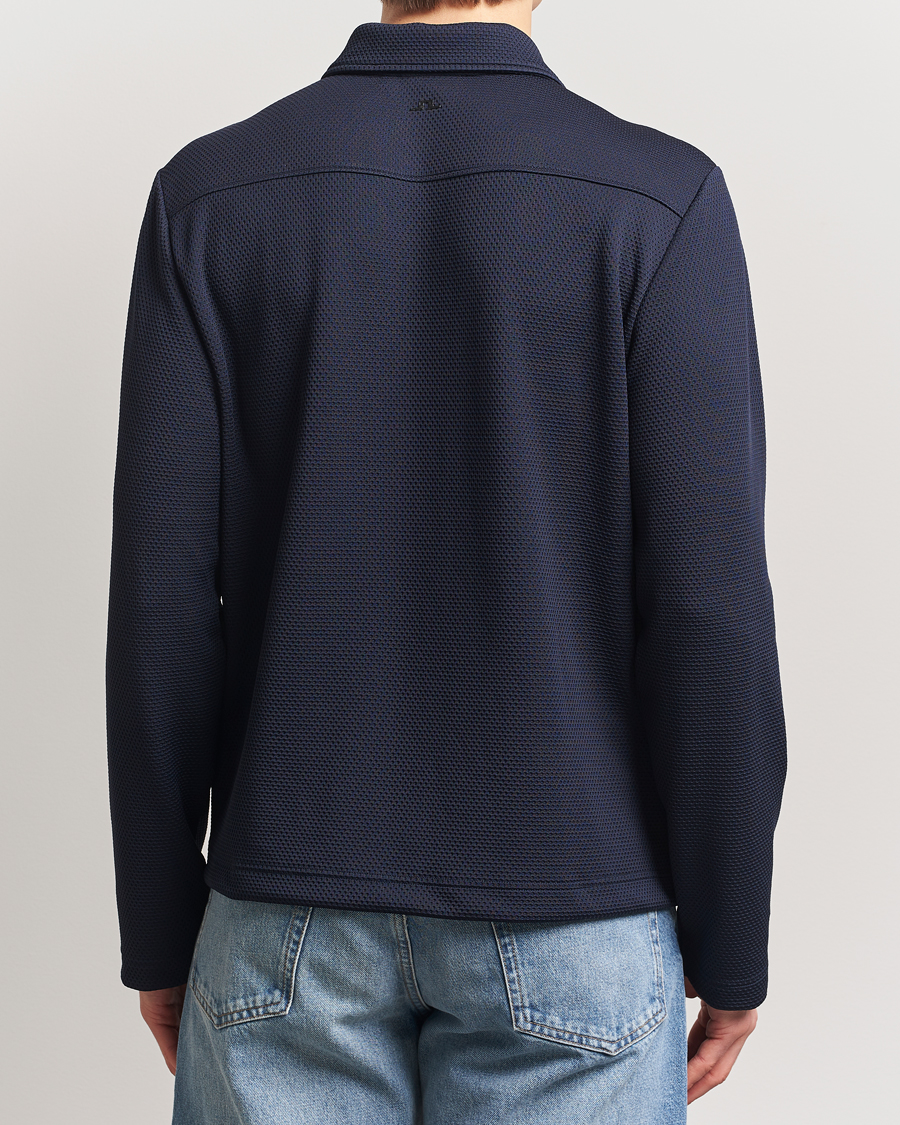 Hombres | Jerséis y prendas de punto | J.Lindeberg | Lansa Jersey Zip Jacket Navy