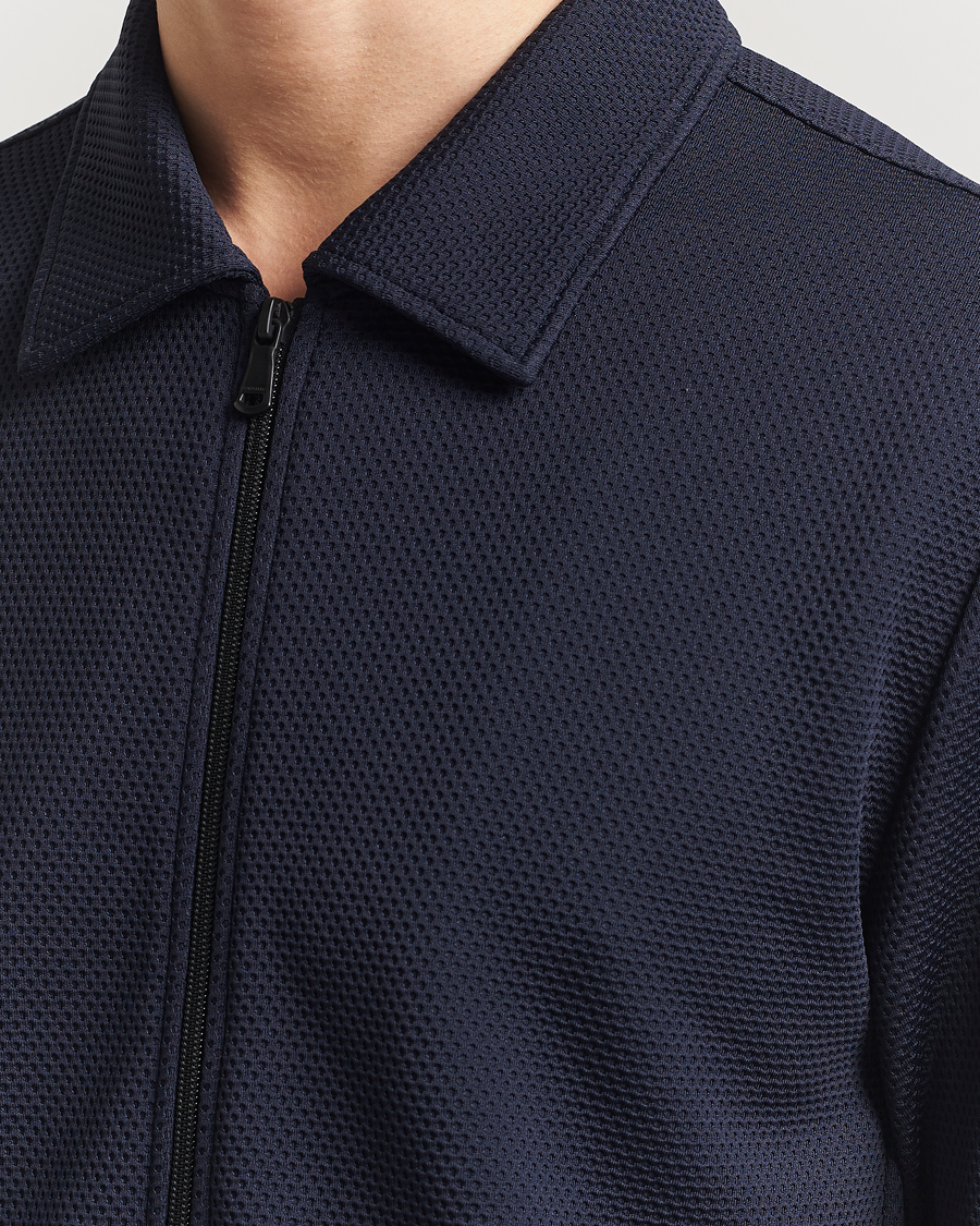 Hombres | Jerséis y prendas de punto | J.Lindeberg | Lansa Jersey Zip Jacket Navy