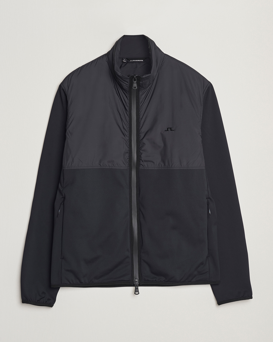 Hombres | Jerséis y prendas de punto | J.Lindeberg | Dalin Hybrid Jacket Black