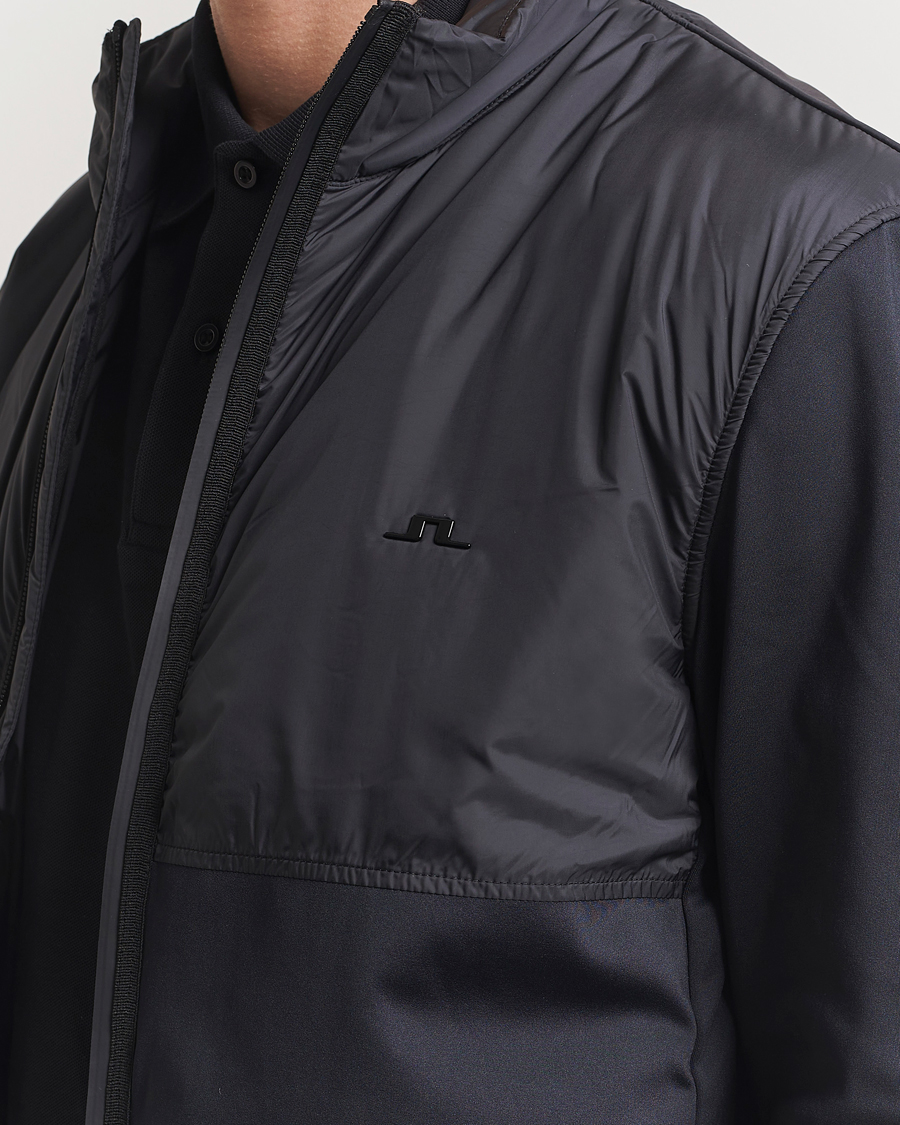 Hombres | Jerséis y prendas de punto | J.Lindeberg | Dalin Hybrid Jacket Black