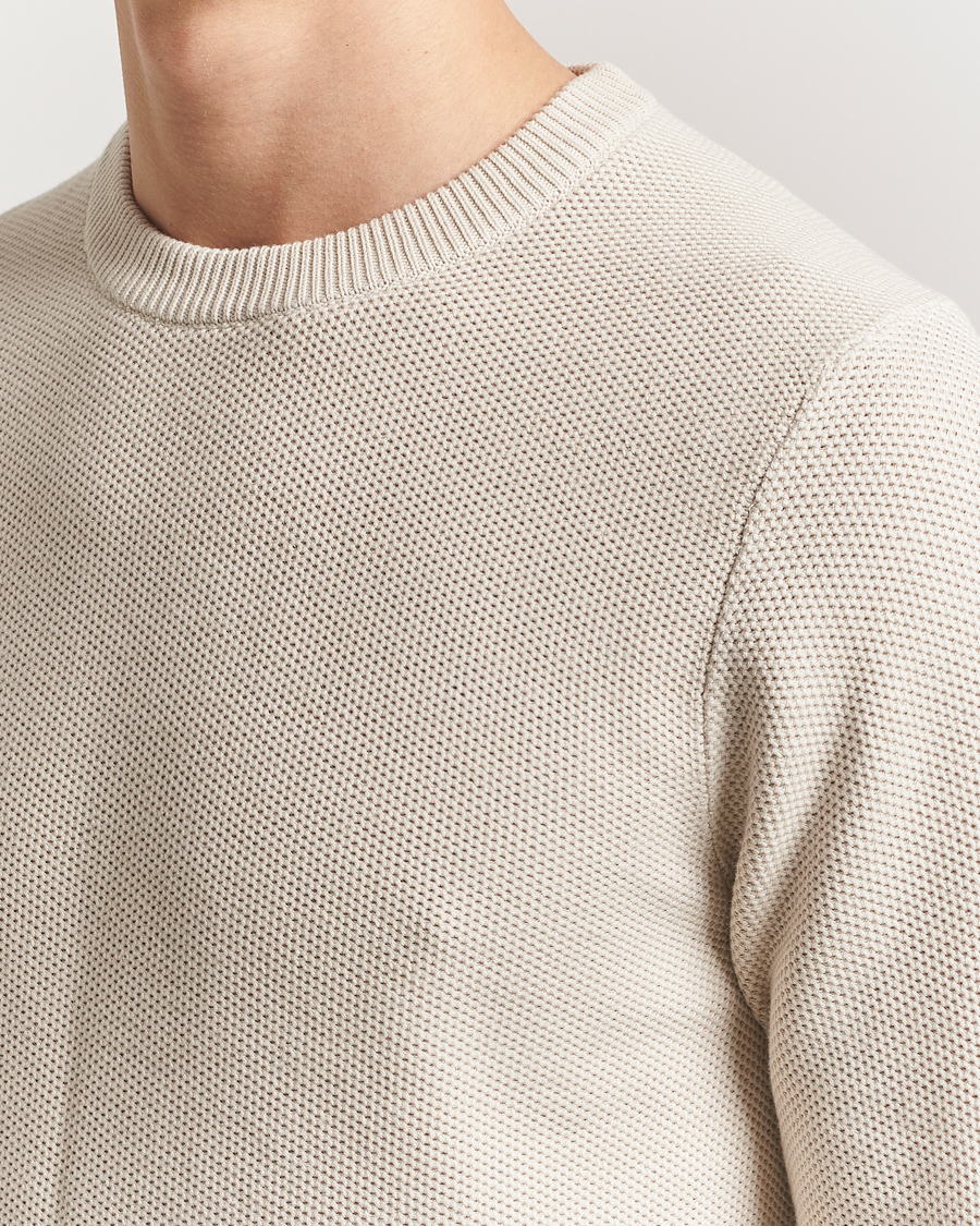 Hombres | Jerséis y prendas de punto | J.Lindeberg | Arthur Organic Cotton Knit Moonbeam