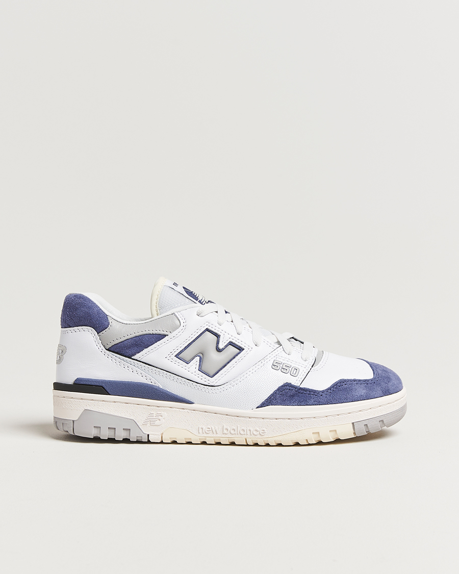 Hombres | New Balance 550 Sneakers White/Navy | New Balance | 550 Sneakers White/Navy