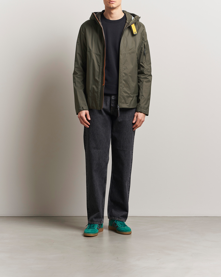 Hombres | Abrigos y chaquetas | Parajumpers | Aso Rain Hooded Jacket Dark Mud