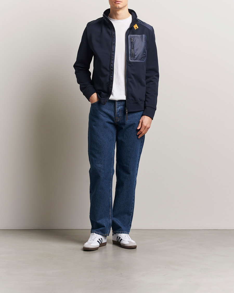 Hombres | Abrigos y chaquetas | Parajumpers | London Hybrid Fleece Jacket Blue Navy