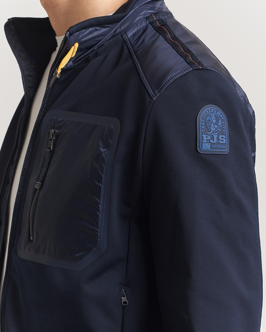 Hombres | Abrigos y chaquetas | Parajumpers | London Hybrid Fleece Jacket Blue Navy