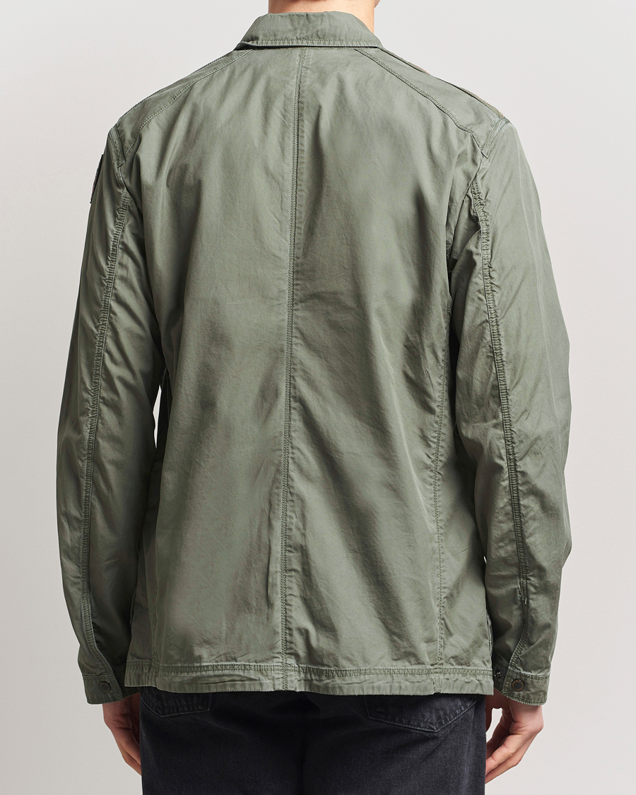 Hombres | Abrigos y chaquetas | Parajumpers | Oswin Havana Cloth Shirt Jacket Thyme Green