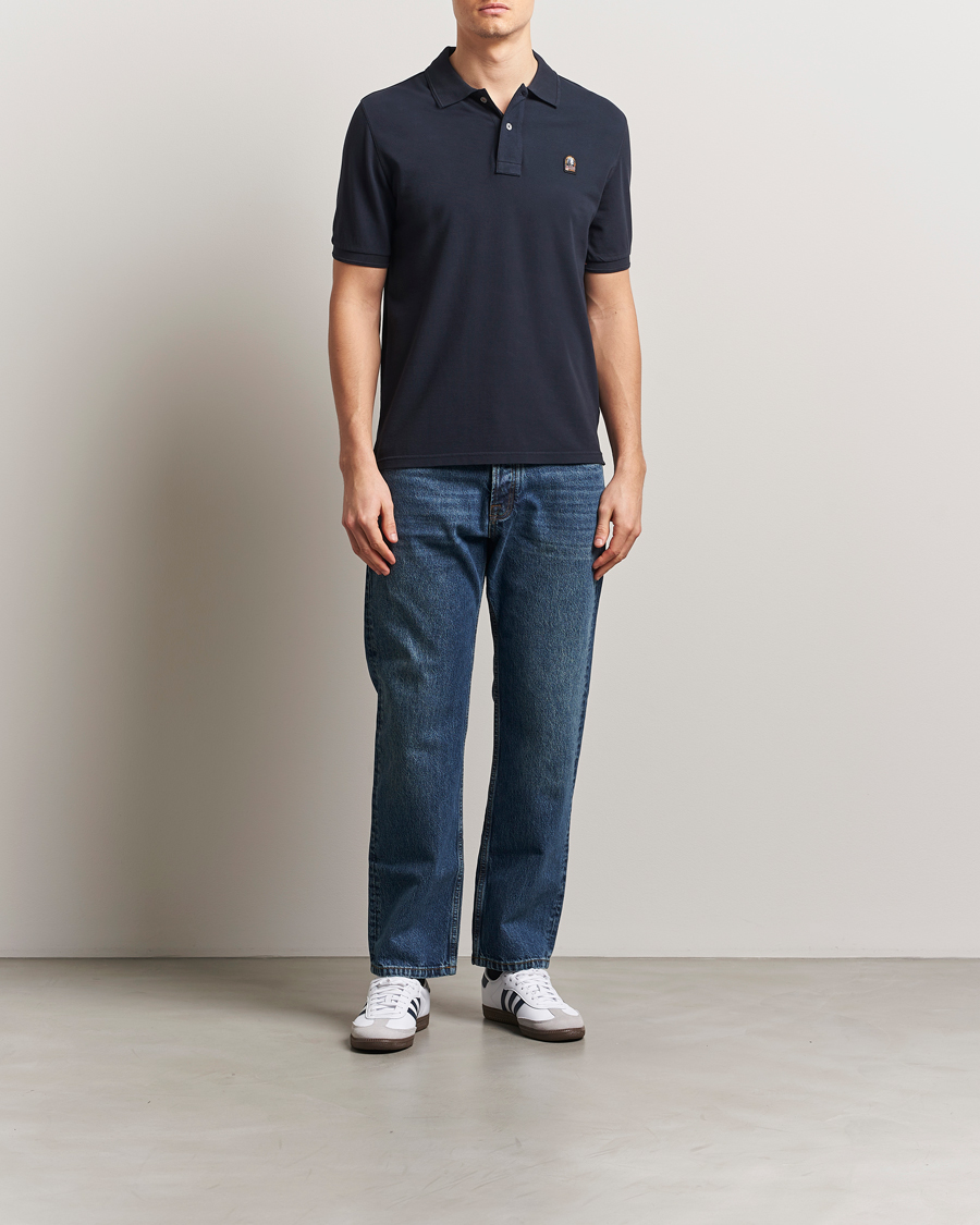 Hombres | Polos | Parajumpers | Patch Polo Blue Navy