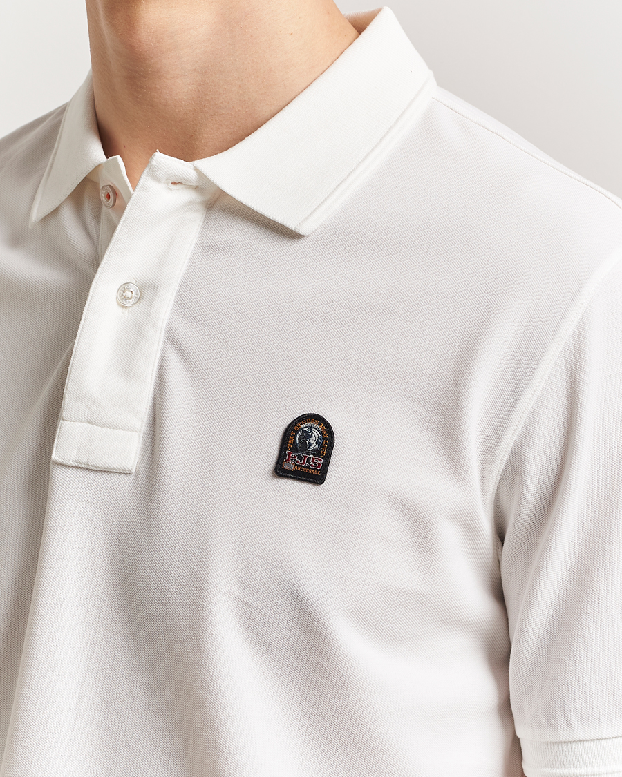 Hombres | Polos | Parajumpers | Patch Polo White