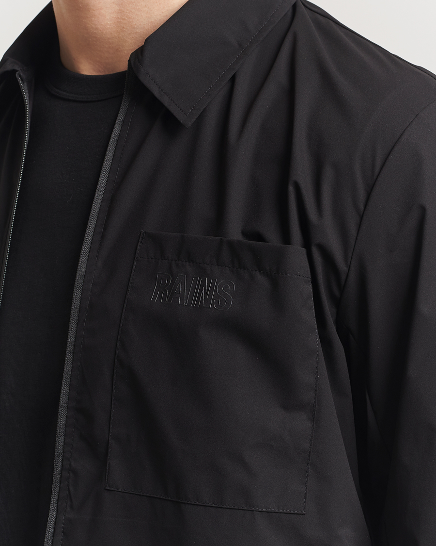 Hombres | Camisas | RAINS | Mito Lightweight Overshirt Black
