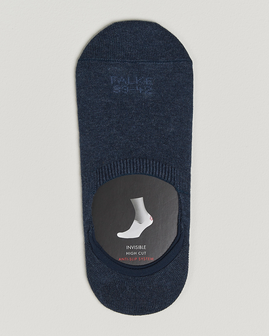 Hombres | Ropa interior y calcetines | Falke | Casual High Cut Sneaker Socks Navy Melange