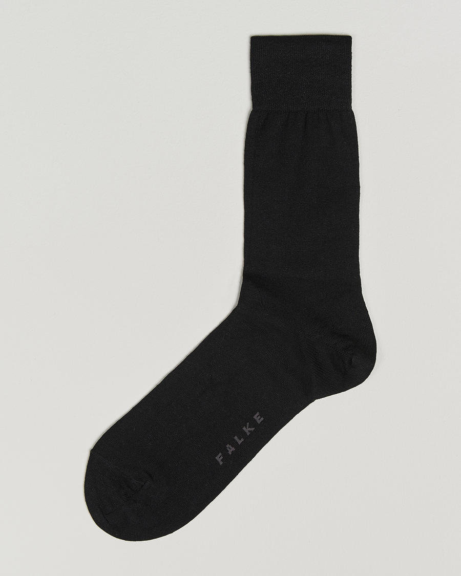 Hombres | Ropa interior y calcetines | Falke | Panama Linen/Cotton Sock Black