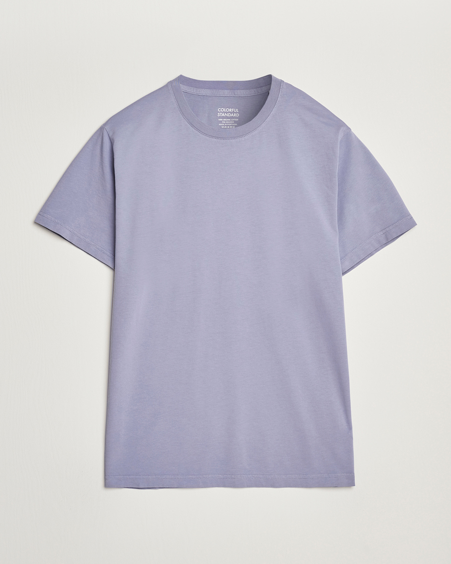 Hombres | Camisetas | Colorful Standard | Classic Organic T-Shirt Purple Jade