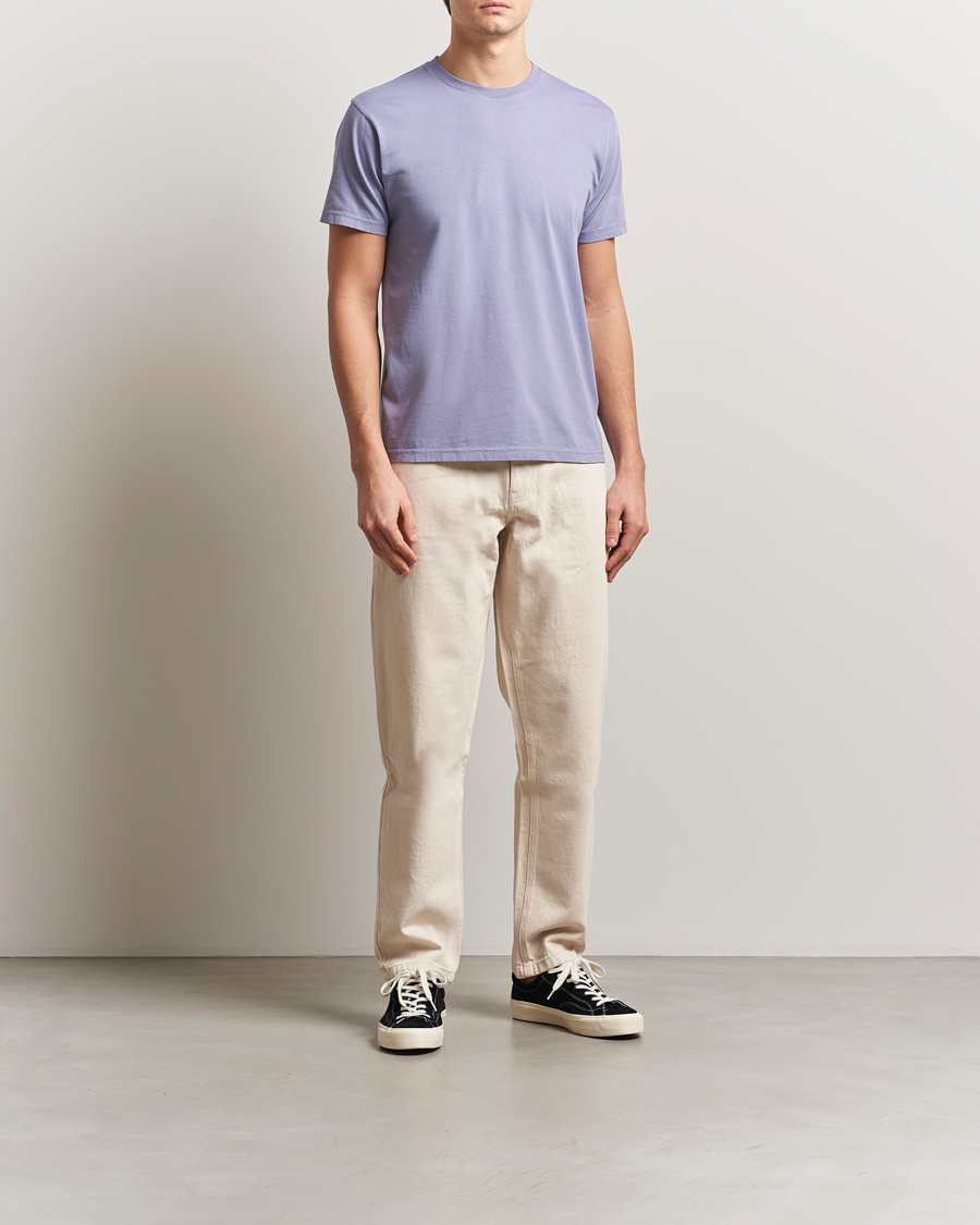 Hombres | Camisetas | Colorful Standard | Classic Organic T-Shirt Purple Jade
