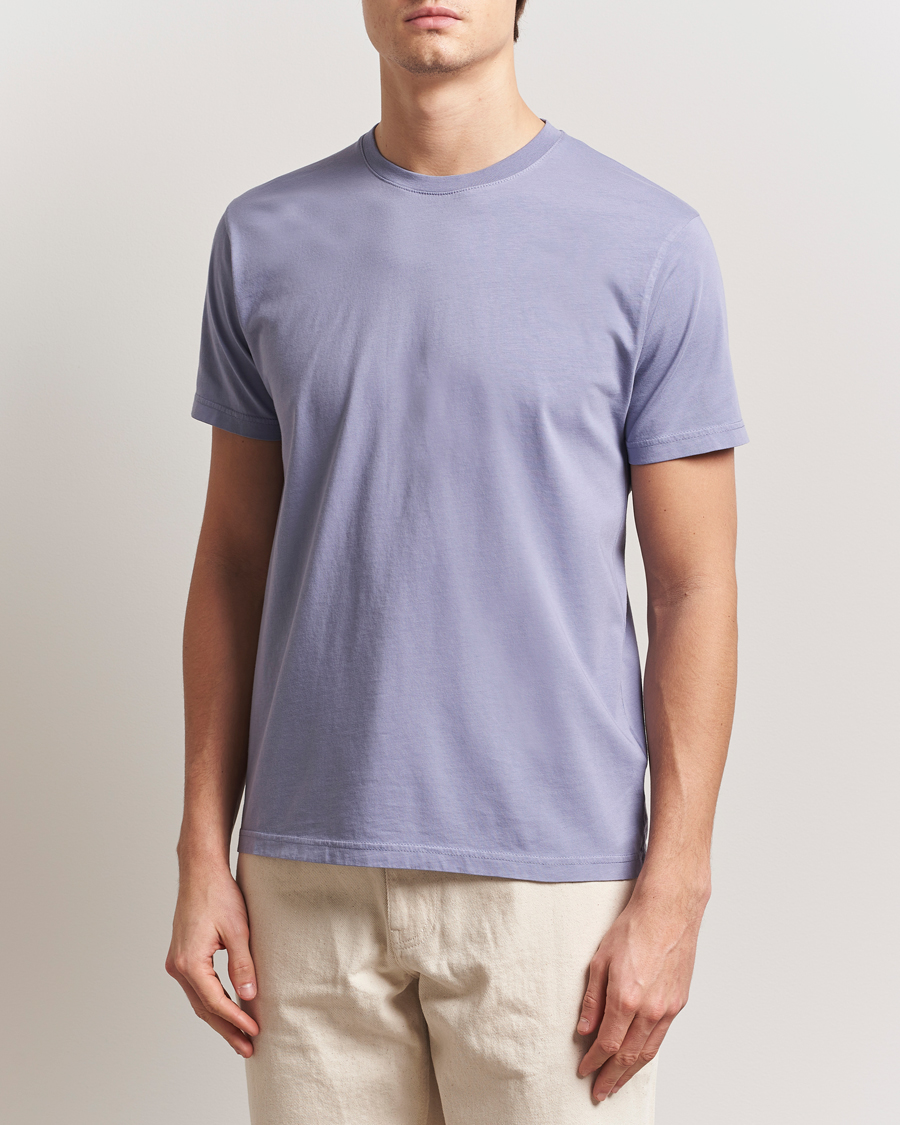 Hombres | Camisetas | Colorful Standard | Classic Organic T-Shirt Purple Jade