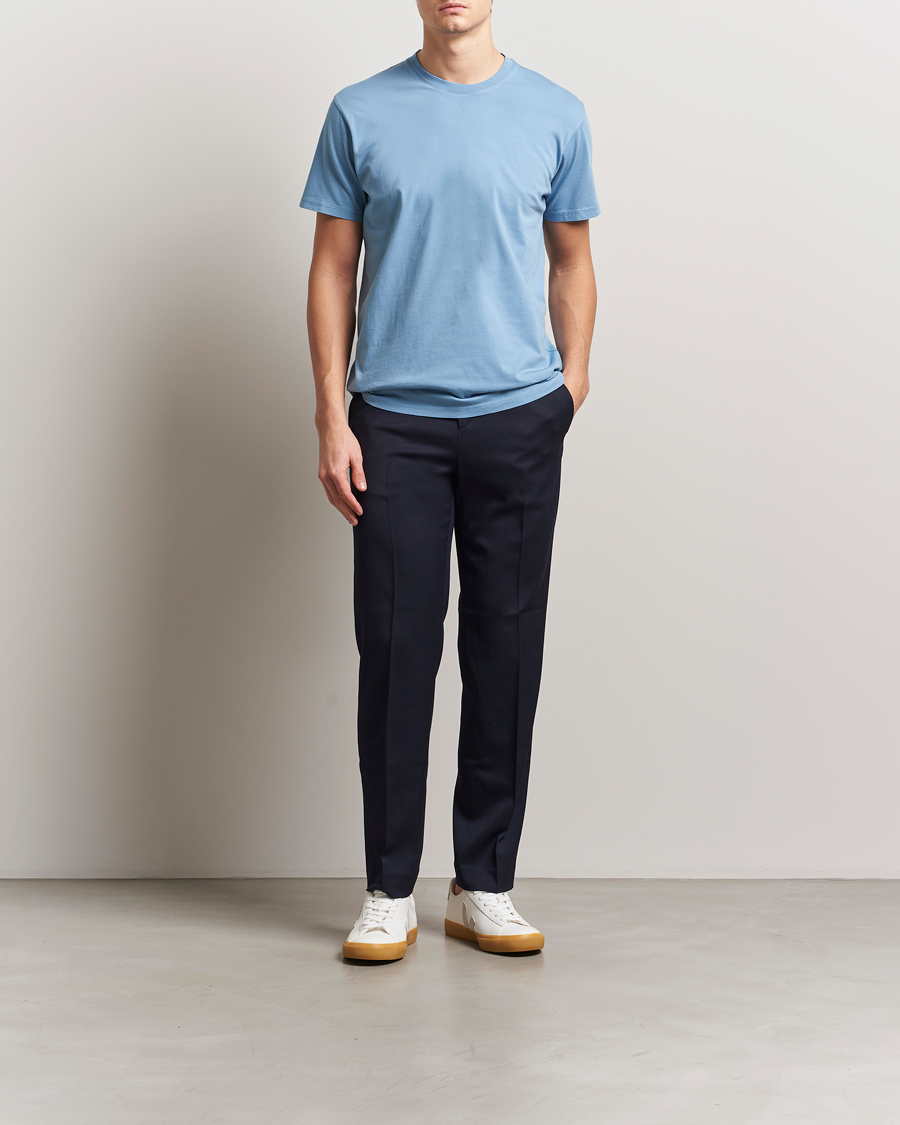 Hombres | Camisetas | Colorful Standard | Classic Organic T-Shirt Seaside Blue