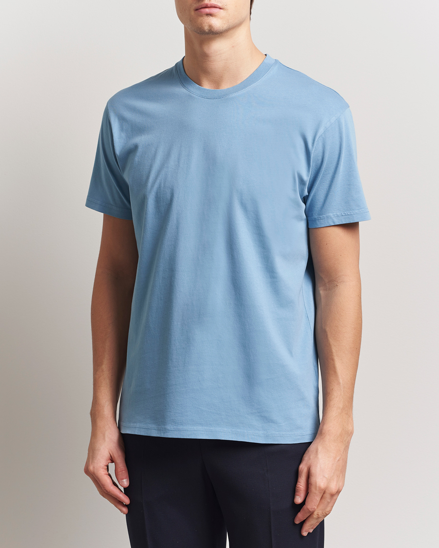 Hombres | Camisetas | Colorful Standard | Classic Organic T-Shirt Seaside Blue