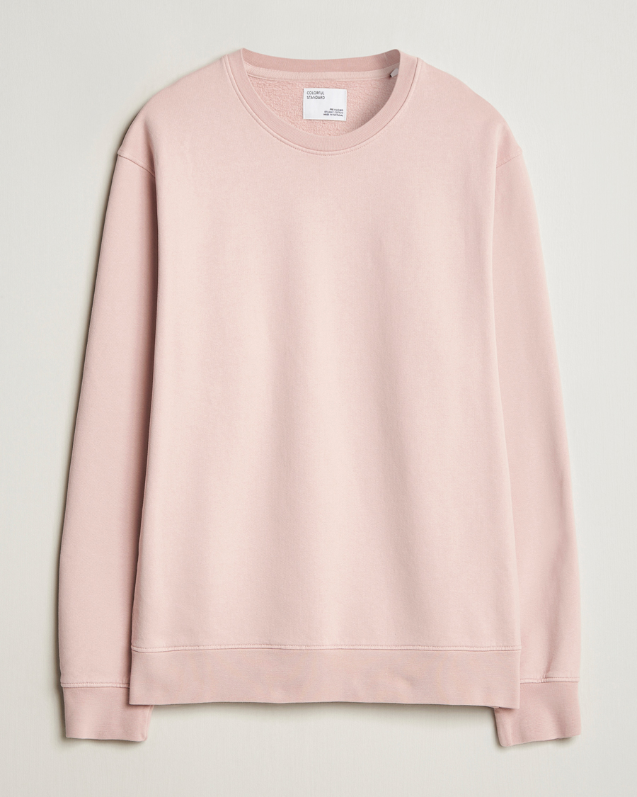 Hombres | Jerséis y prendas de punto | Colorful Standard | Classic Organic Crew Neck Sweat Faded Pink