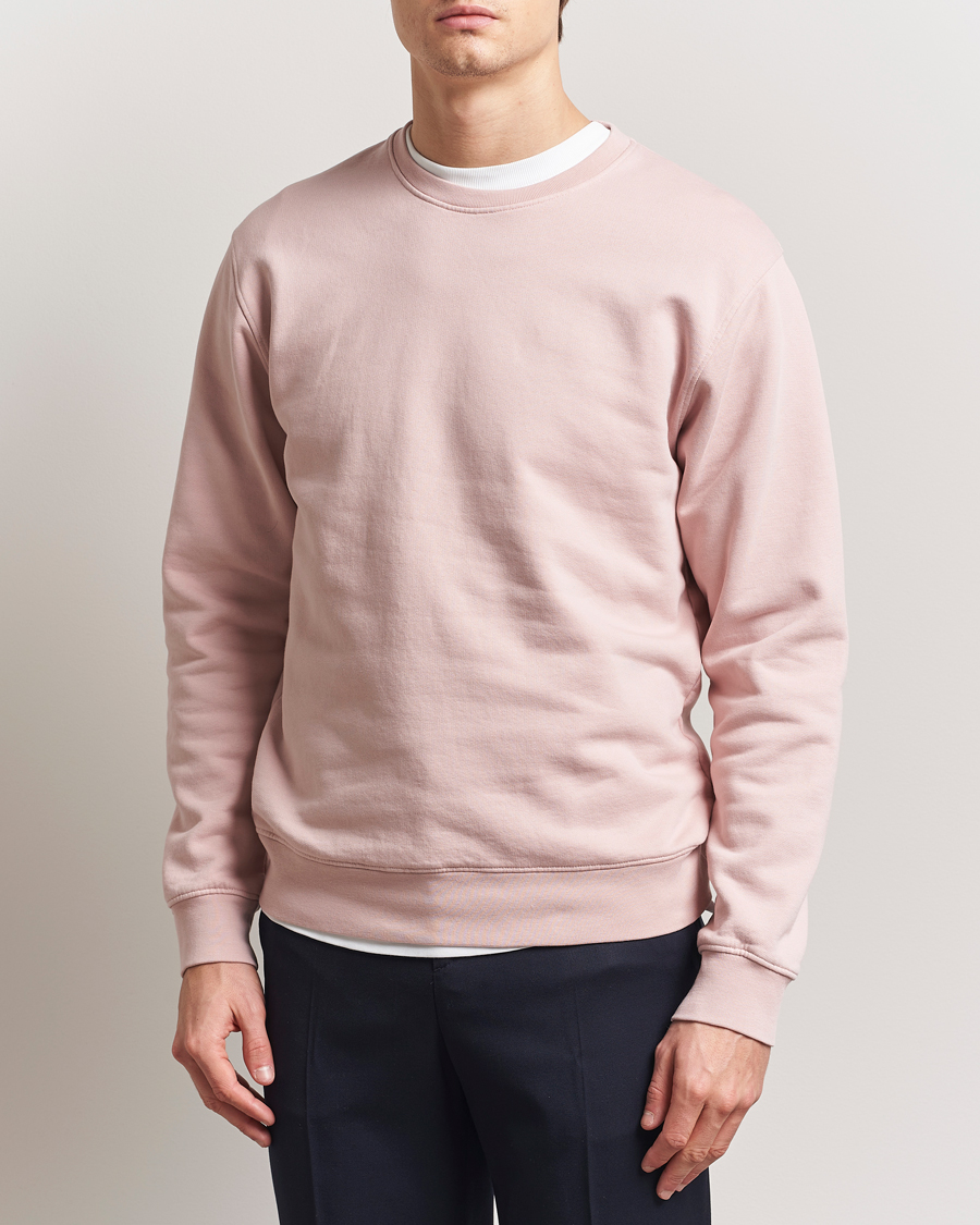 Hombres | Jerséis y prendas de punto | Colorful Standard | Classic Organic Crew Neck Sweat Faded Pink
