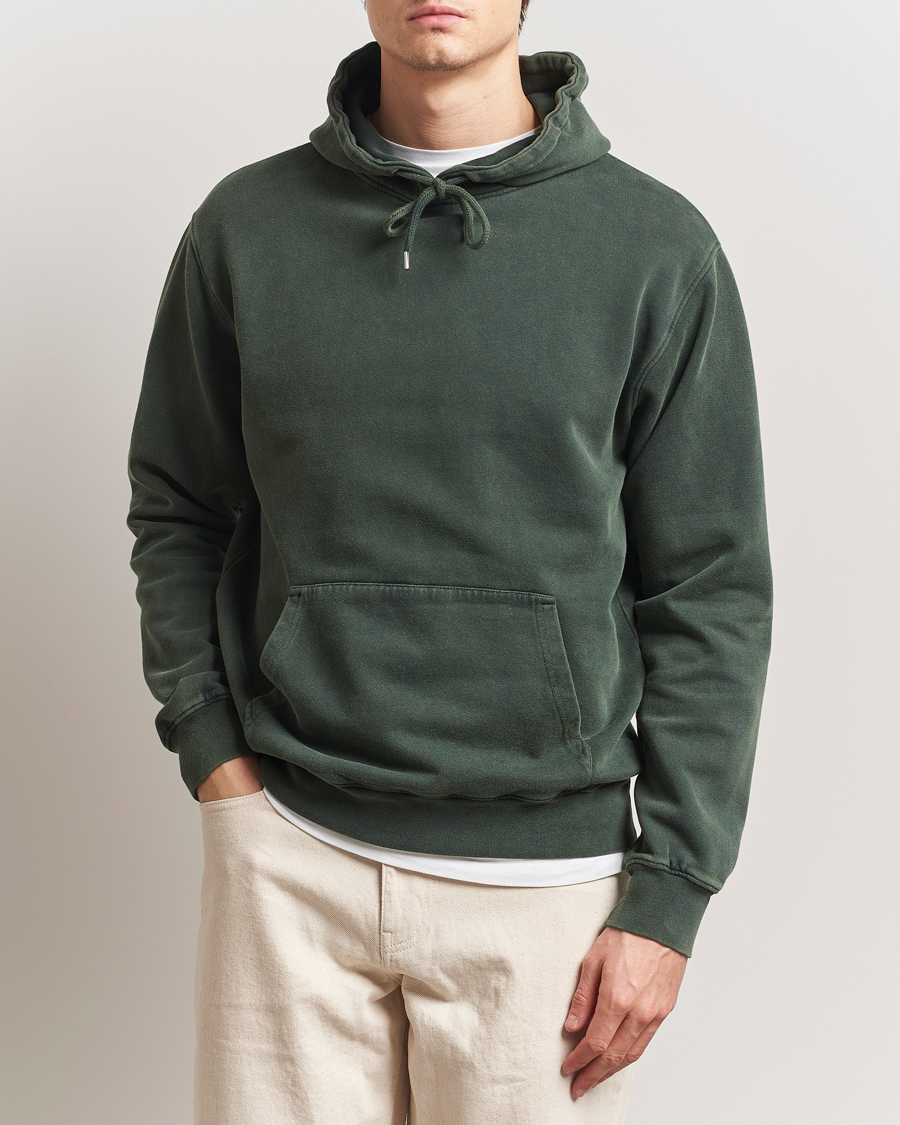 Hombres | Jerséis y prendas de punto | Colorful Standard | Classic Organic Hood Midnight Forest
