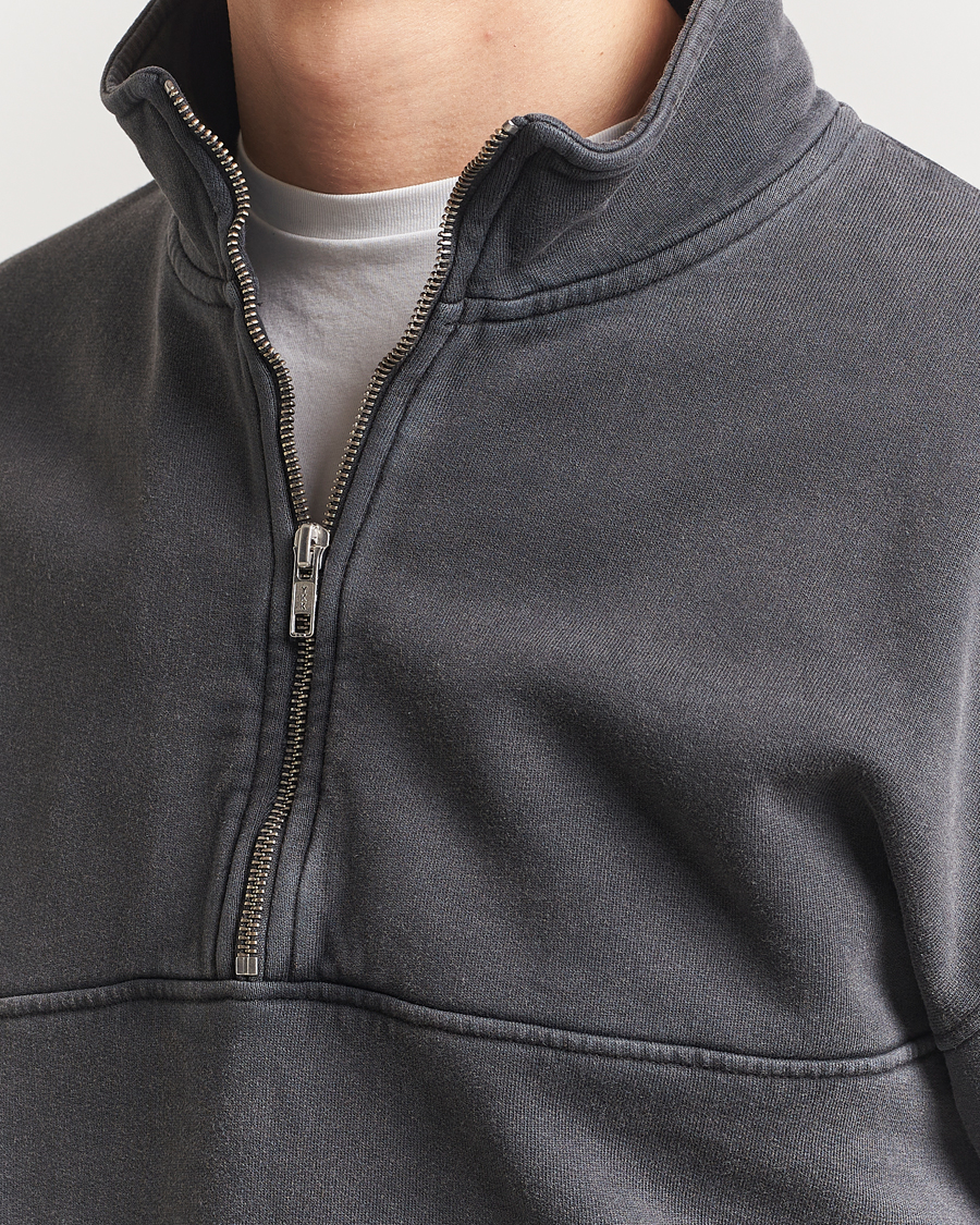 Hombres | Jerséis y prendas de punto | Colorful Standard | Classic Organic Half-Zip Faded Black