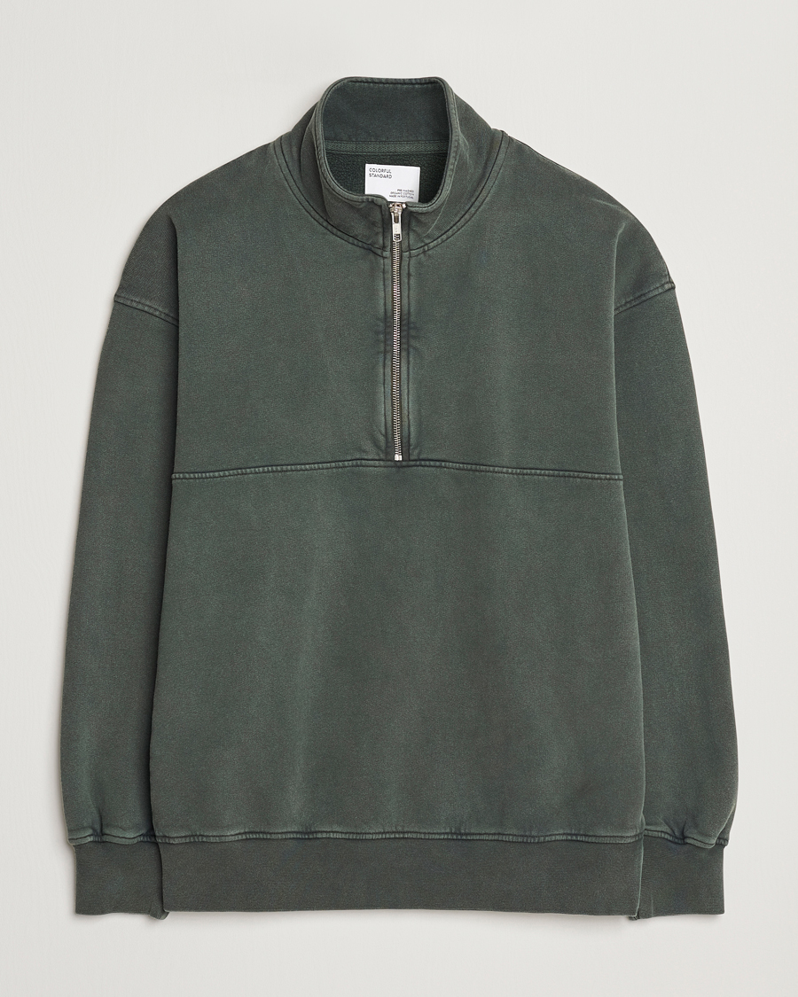 Hombres | Jerséis y prendas de punto | Colorful Standard | Classic Organic Half-Zip Midnight Forest
