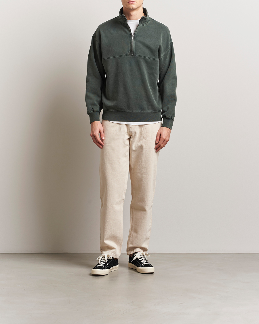 Hombres | Jerséis y prendas de punto | Colorful Standard | Classic Organic Half-Zip Midnight Forest