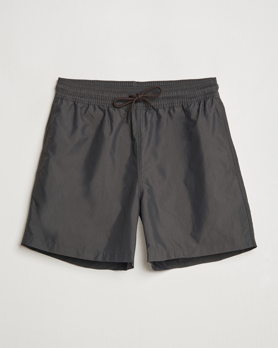 Hombres | Bañadores | Colorful Standard | Classic Organic Swim Shorts Lava Grey