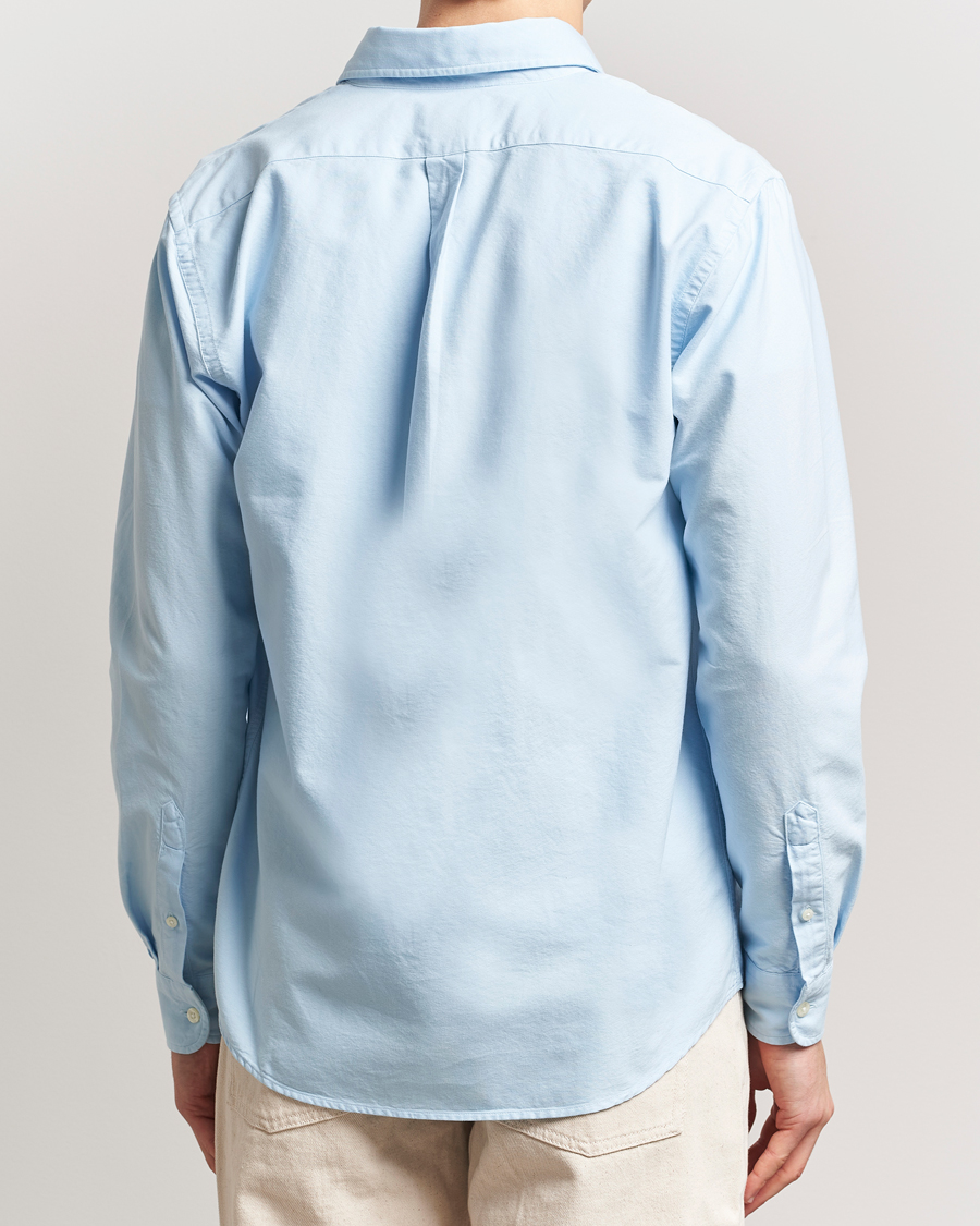 Hombres | Camisas | Colorful Standard | Classic Organic Oxford Button Down Shirt Polar Blue